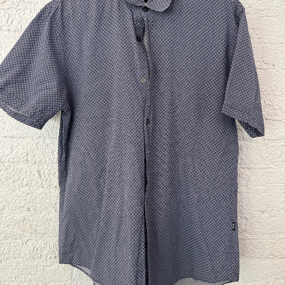 Hugo Boss Mens short sleeve slim fit shirt size large